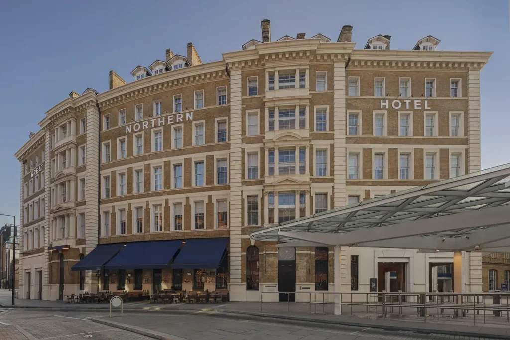 Exterior of Kaya Great Northern Hotel at King’s Cross, London